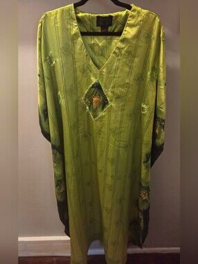 Green Beaded AS-HRO Caftan